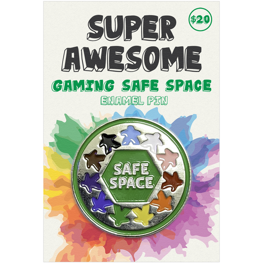 Safe Space Enamel Pin