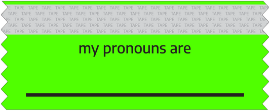 "__________" (blank-line) Pronoun Ribbons