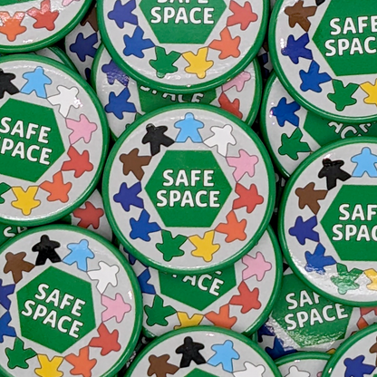 416 Safe Button Safe Space Button – Tabletop Gaymers