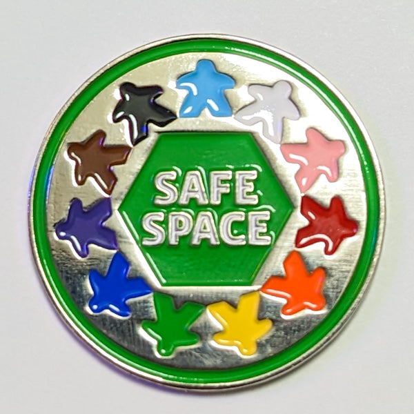 Safe Space Enamel Pin