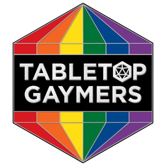 Tabletop Gaymers Enamel Pin